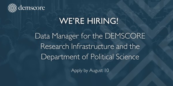 Data manager position